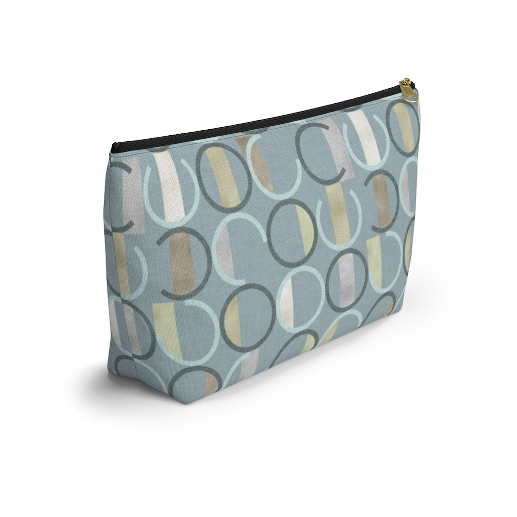 Journey Code Accessory Pouch w T-bottom in Aqua