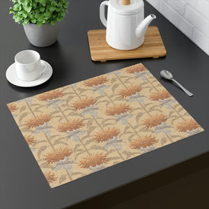 Bee Balm Placemat in Orange