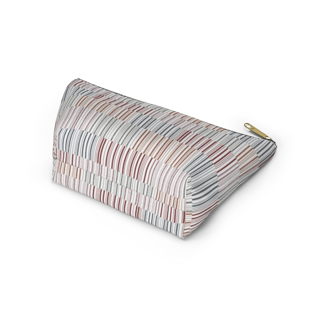Traffic Code Accessory Pouch w T-bottom in Red