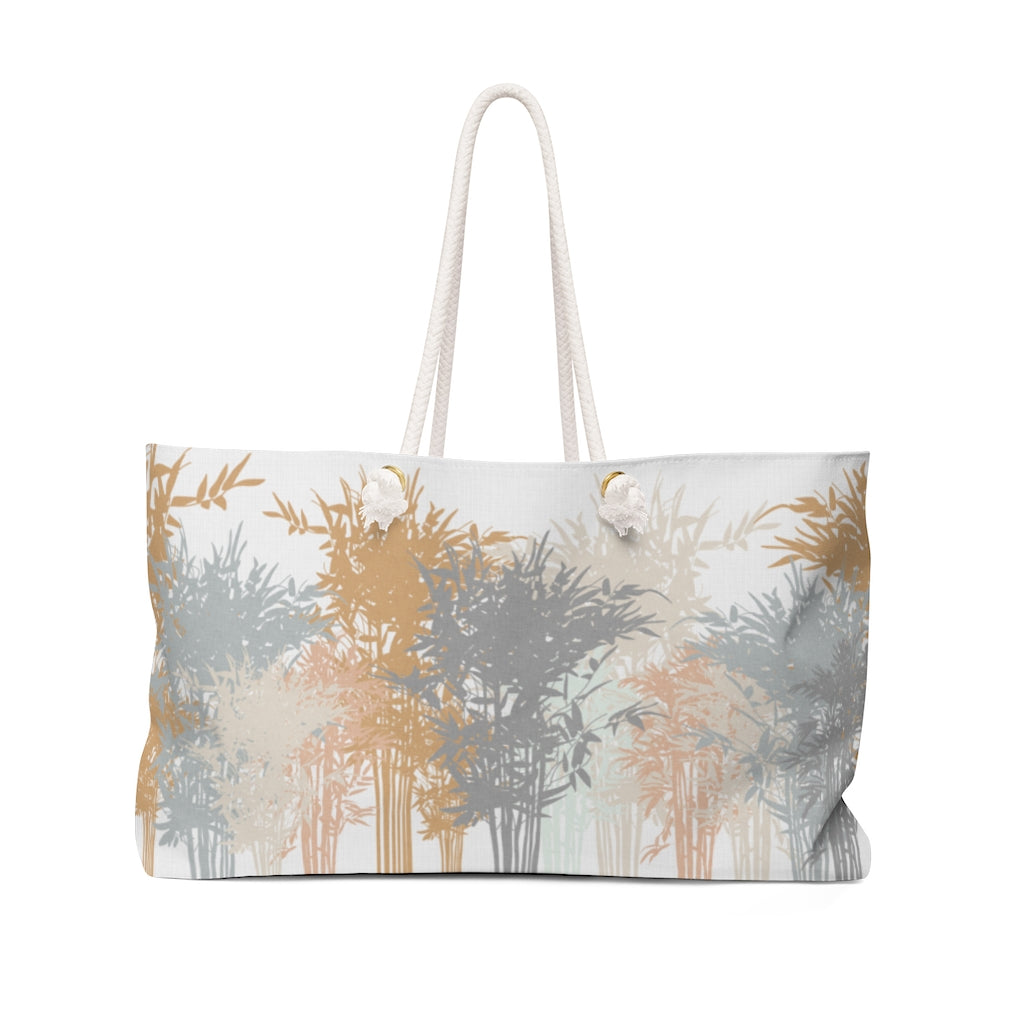 Lucky Bamboo Weekender Bag in Orange