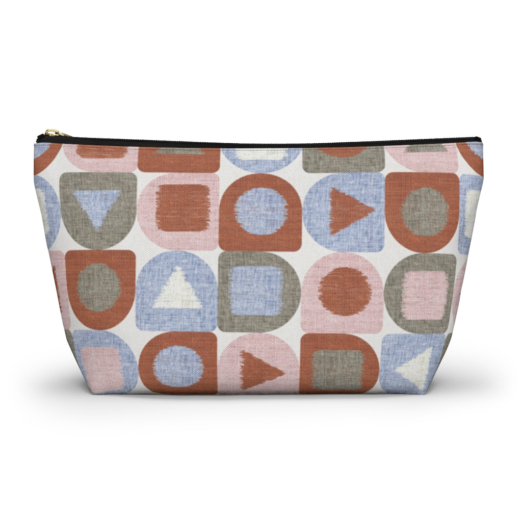Shape Up Accessory Pouch w T-bottom in Pink