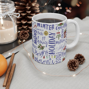 Holiday Cheer Mug in Blue