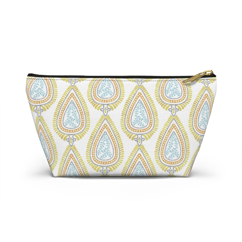 Teardrop Accessory Pouch w T-bottom in Gold