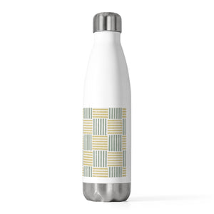 Block Plaid 20oz Insulated Bottle in Green