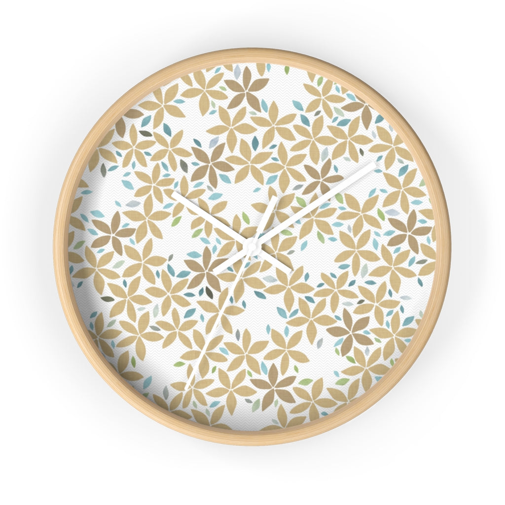 Snowbell Wall Clock in Gold