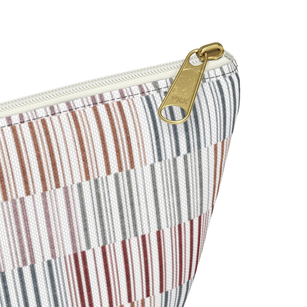 Traffic Code Accessory Pouch w T-bottom in Red