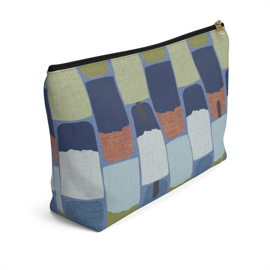 Popsicles Accessory Pouch w T-bottom in Navy