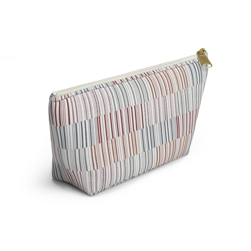 Traffic Code Accessory Pouch w T-bottom in Red