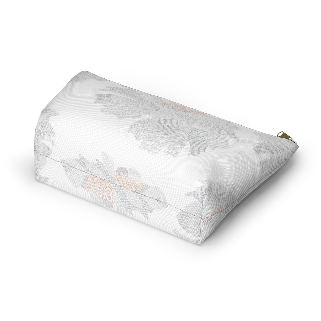 Ciphertext Code Accessory Pouch w T-bottom in Cool Gray
