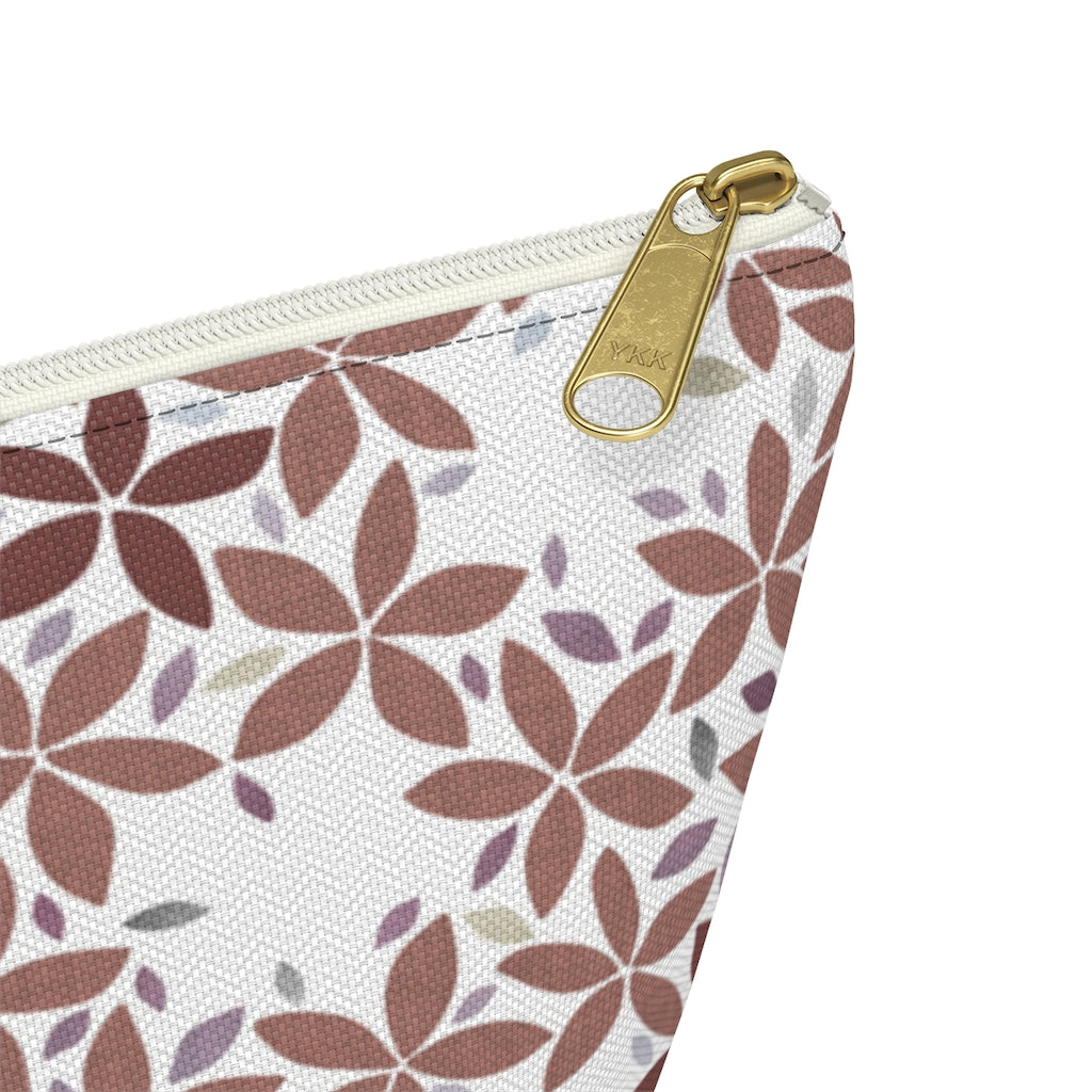 Snowbell Accessory Pouch w T-bottom in Purple