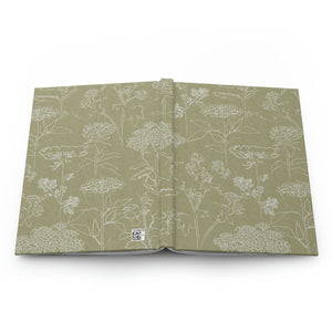 Swallowtail Hardcover Journal Matte in Light Green