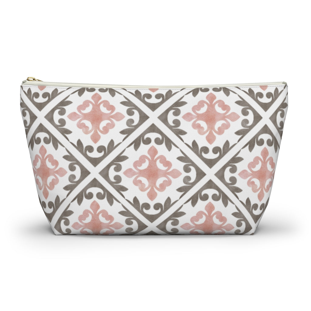 Porto Tile Accessory Pouch w T-bottom in Pink