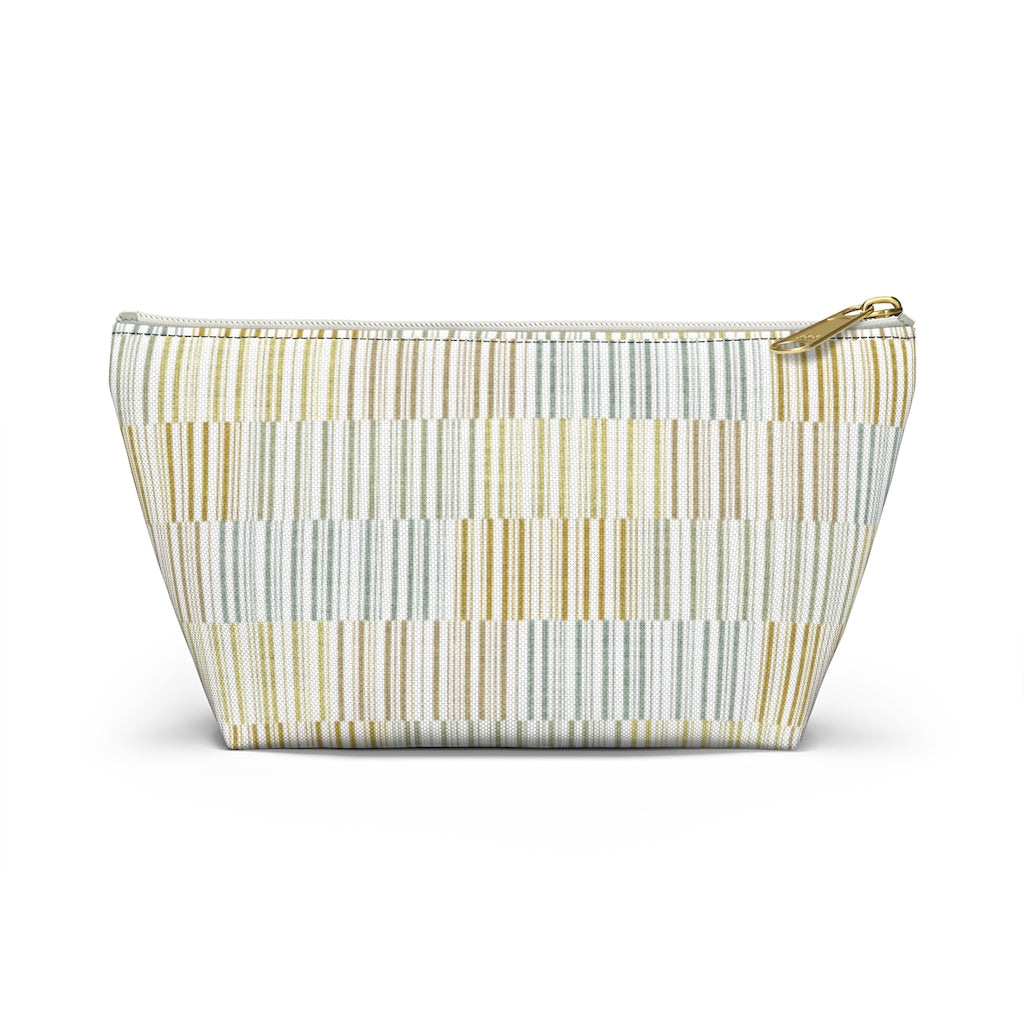 Traffic Code Accessory Pouch w T-bottom in Gold