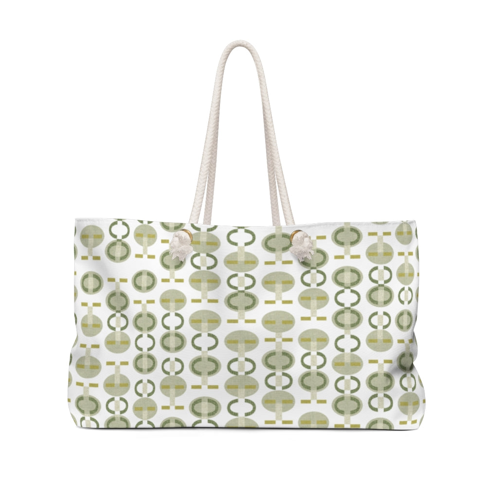 Telegraph Code Weekender Bag in Green