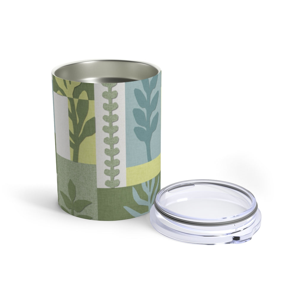 Botanical Paper Tumbler in Green