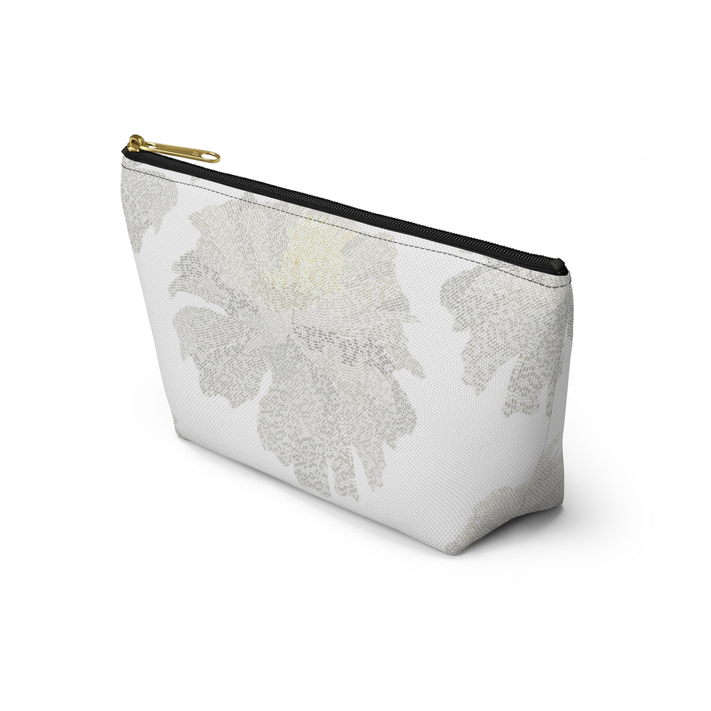 Ciphertext Code Accessory Pouch w T-bottom in Warm Gray