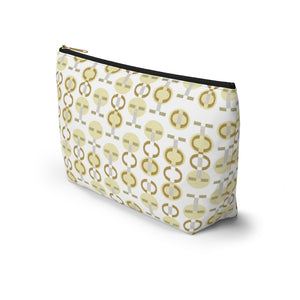 Telegraph Code Accessory Pouch w T-bottom in Yellow