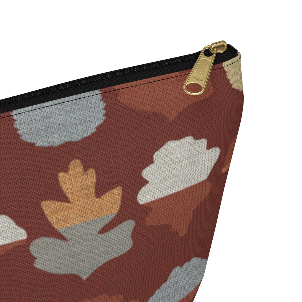 Frond Accessory Pouch w T-bottom in Red