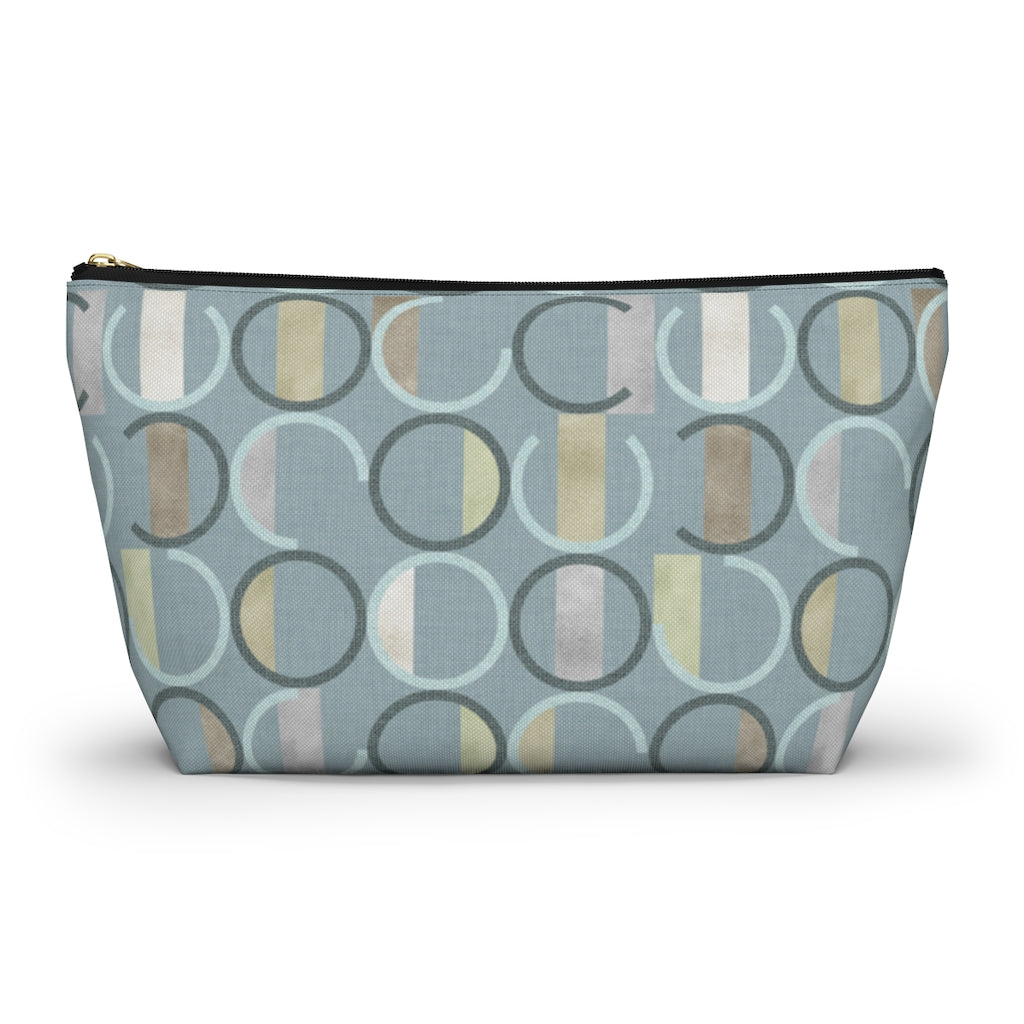 Journey Code Accessory Pouch w T-bottom in Aqua