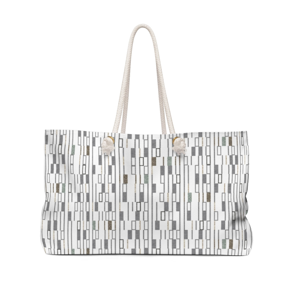 Signals Code Weekender Bag in Gray