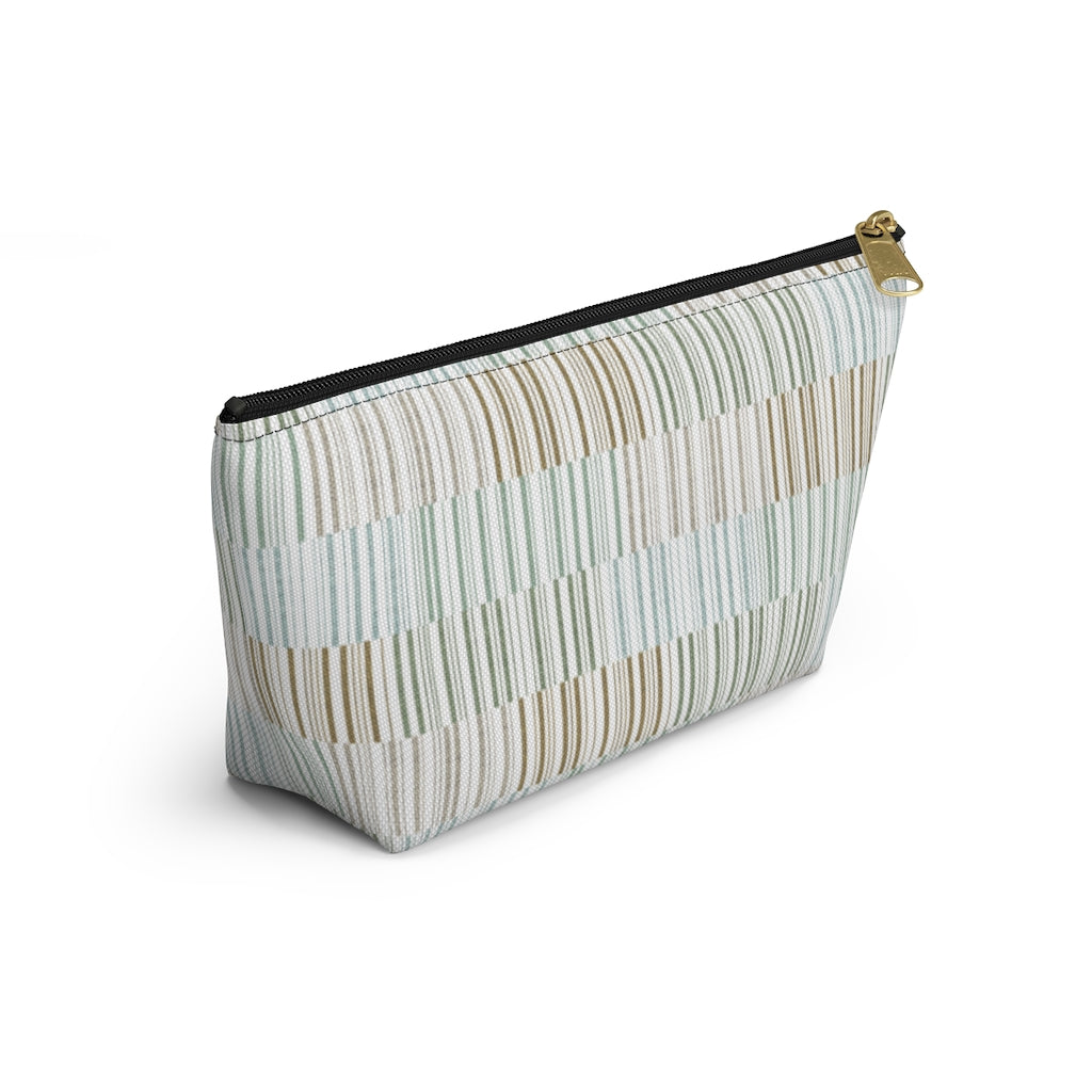 Traffic Code Accessory Pouch w T-bottom in Aqua