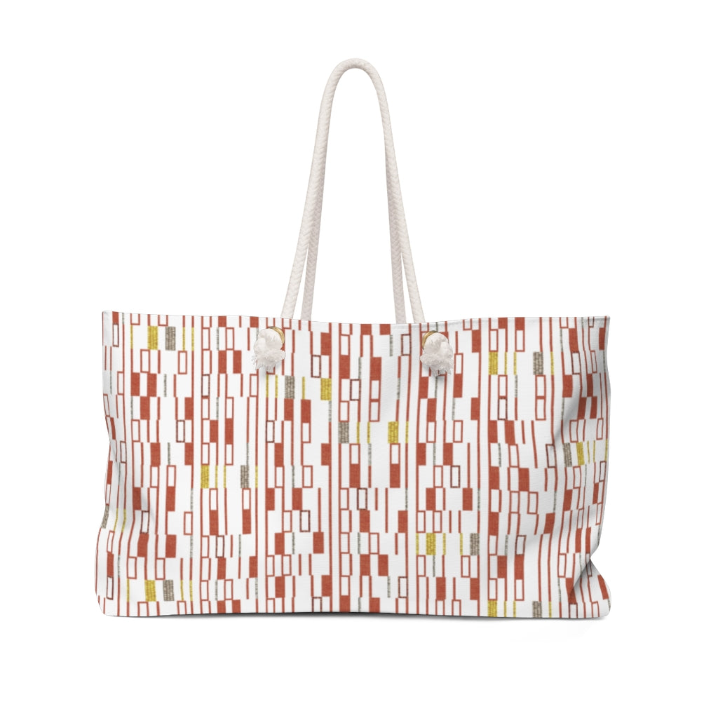 Signals Code Weekender Bag in Orange