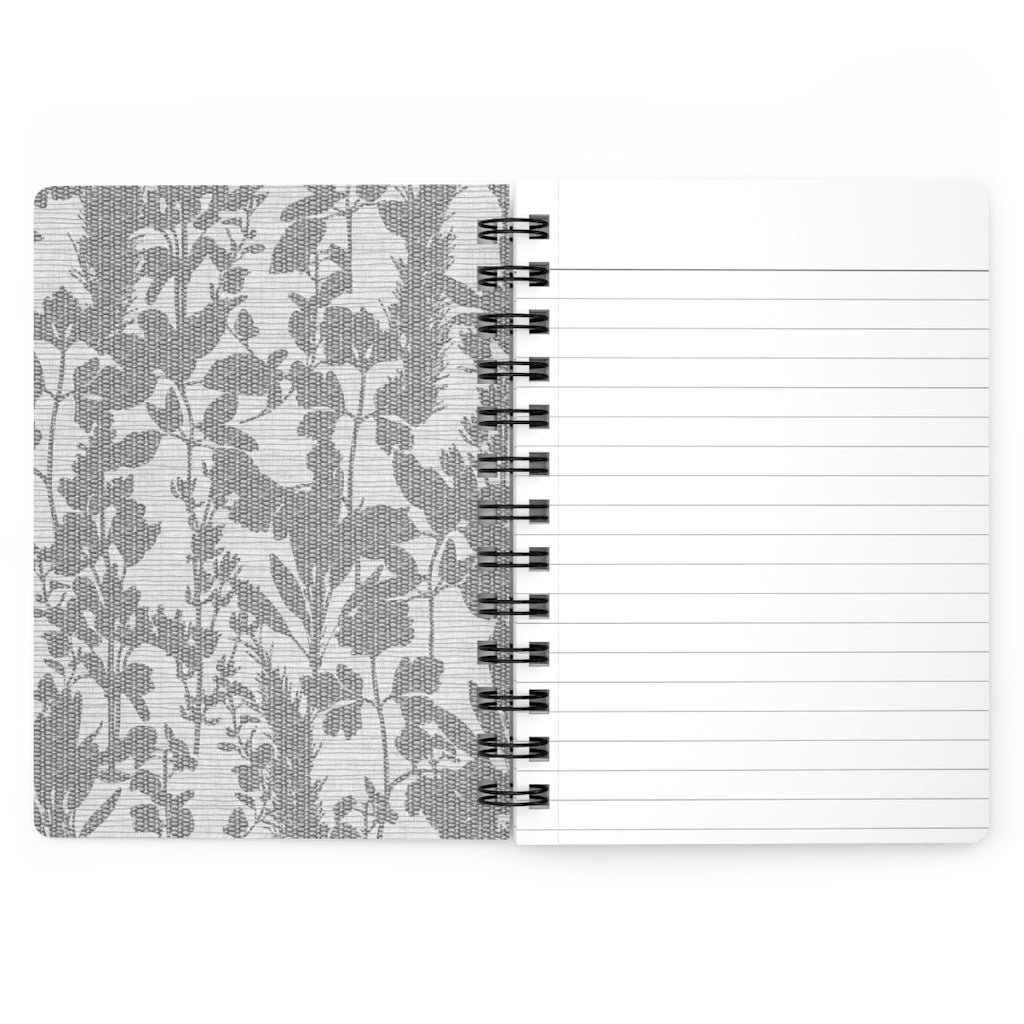 Coreglia Herbs Spiral Bound Journal in Gray