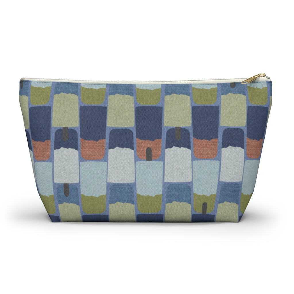 Popsicles Accessory Pouch w T-bottom in Navy