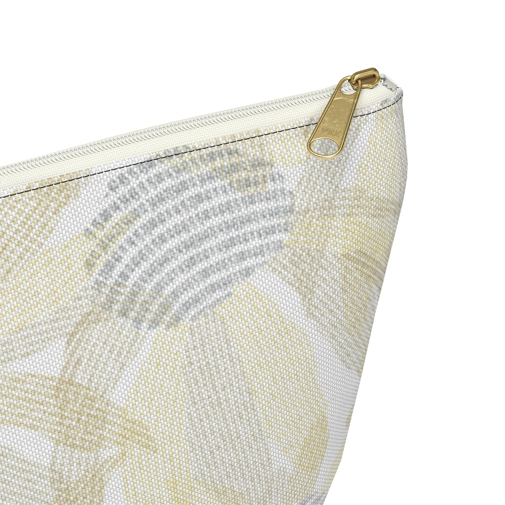 Daisy Chain Code Accessory Pouch w T-bottom in Yellow