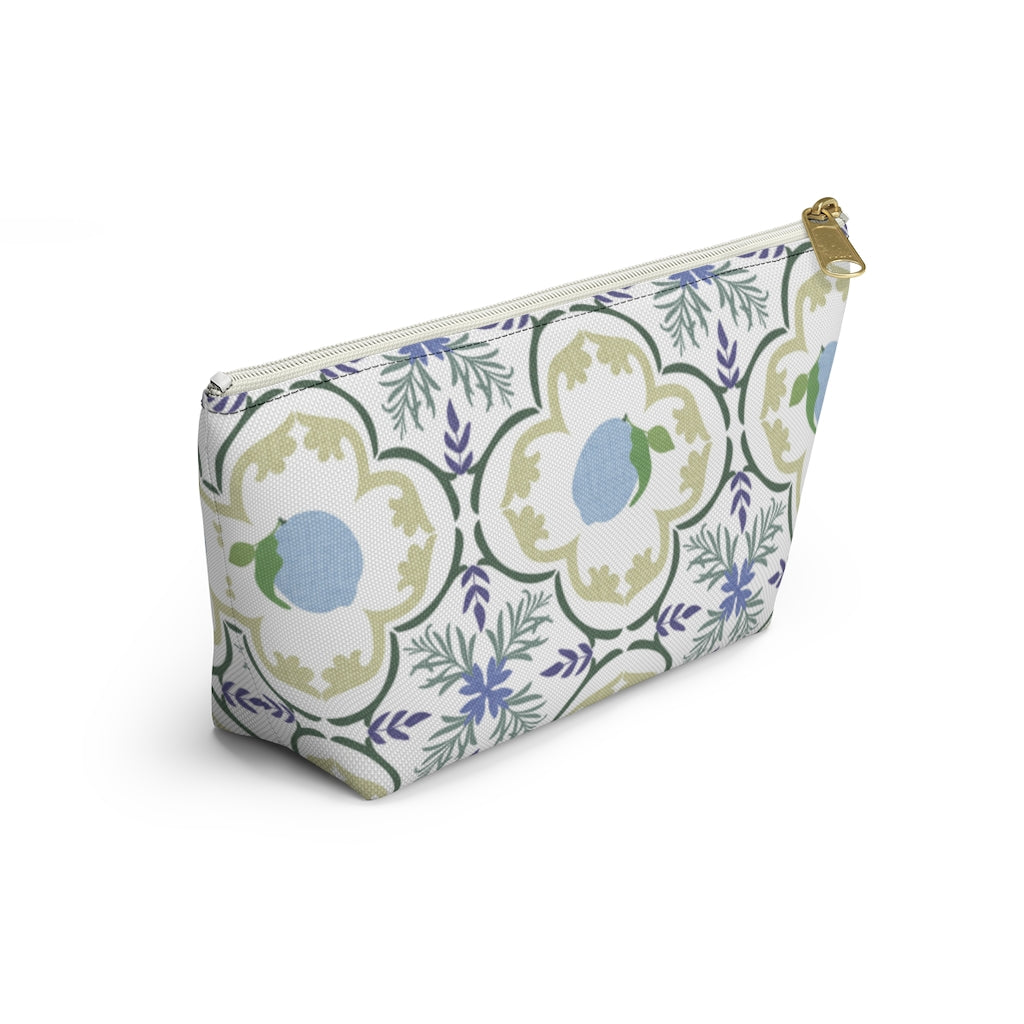 Freshly Squeezed Accessory Pouch w T-bottom in Green