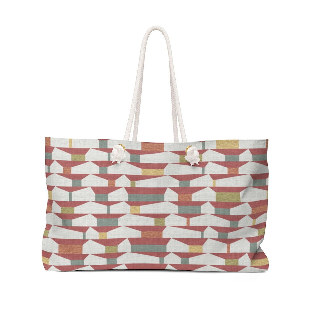 Tramway Weekender Bag in Red