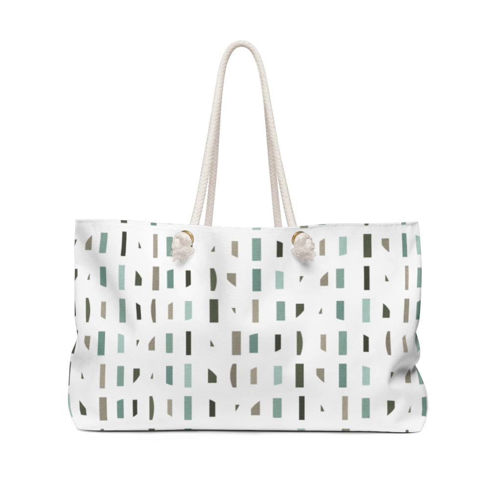 Tujjedy Code Weekender Bag in Aqua