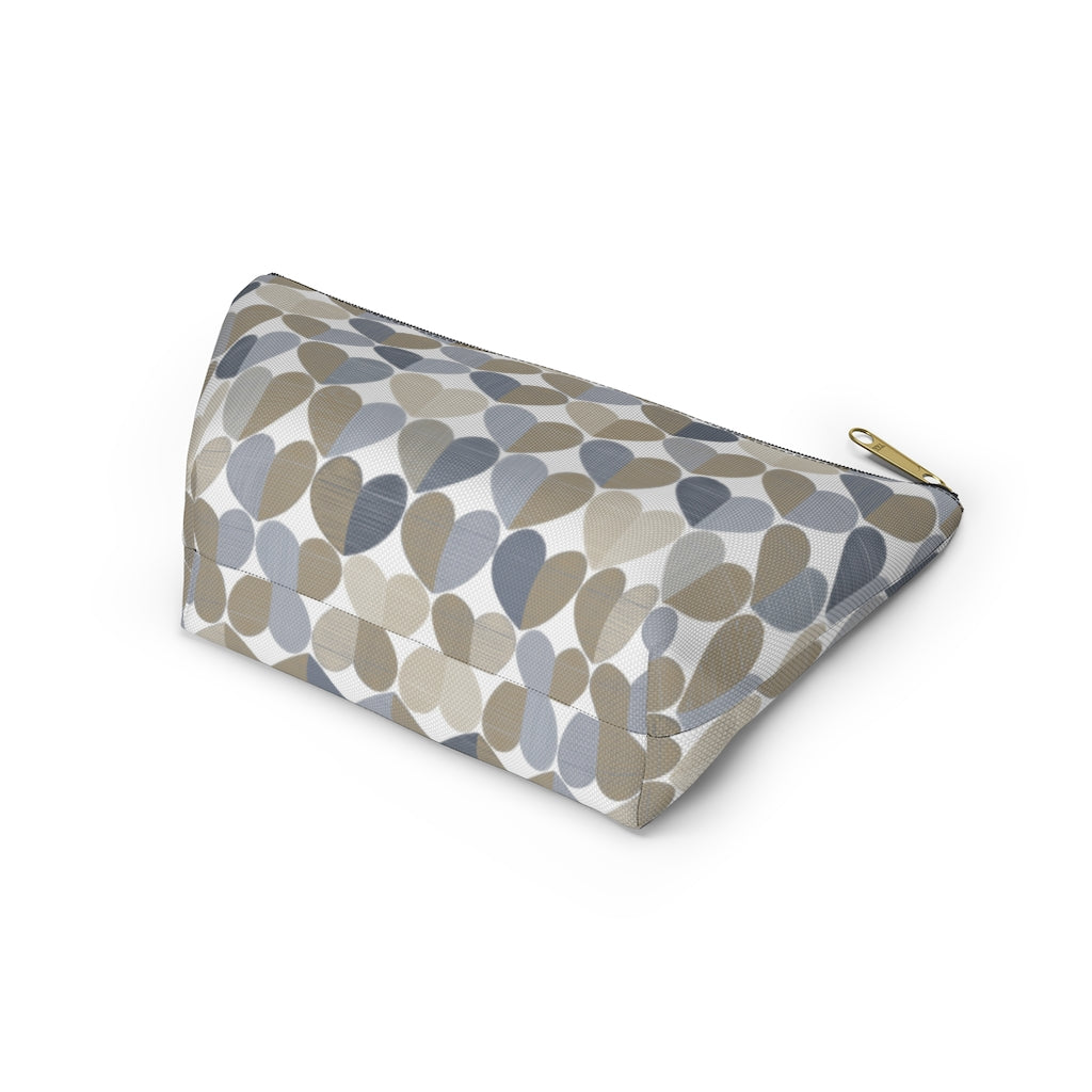 Love Accessory Pouch w T-bottom in Gray