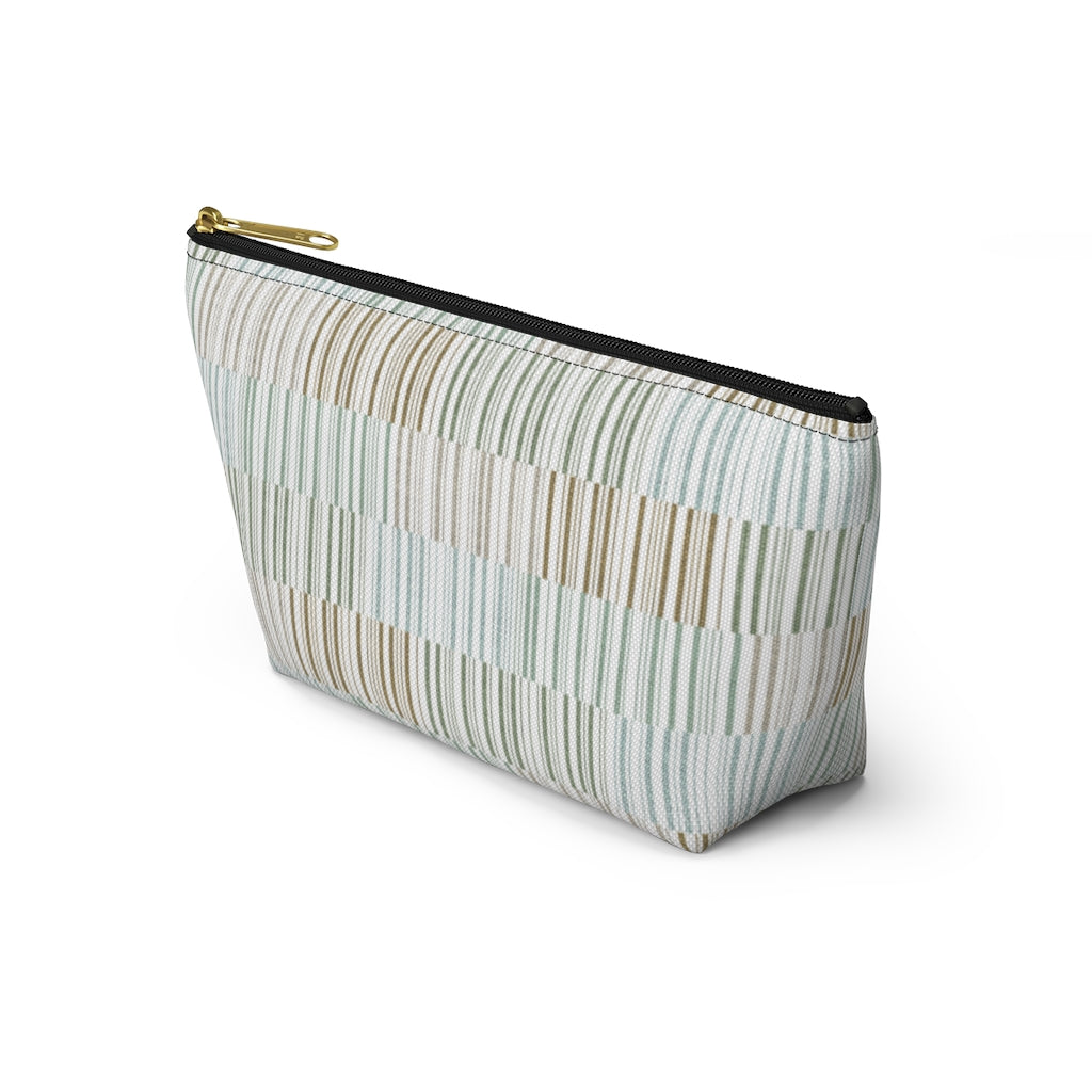Traffic Code Accessory Pouch w T-bottom in Aqua