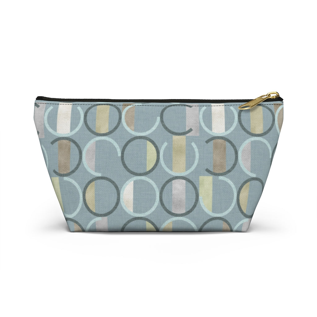 Journey Code Accessory Pouch w T-bottom in Aqua