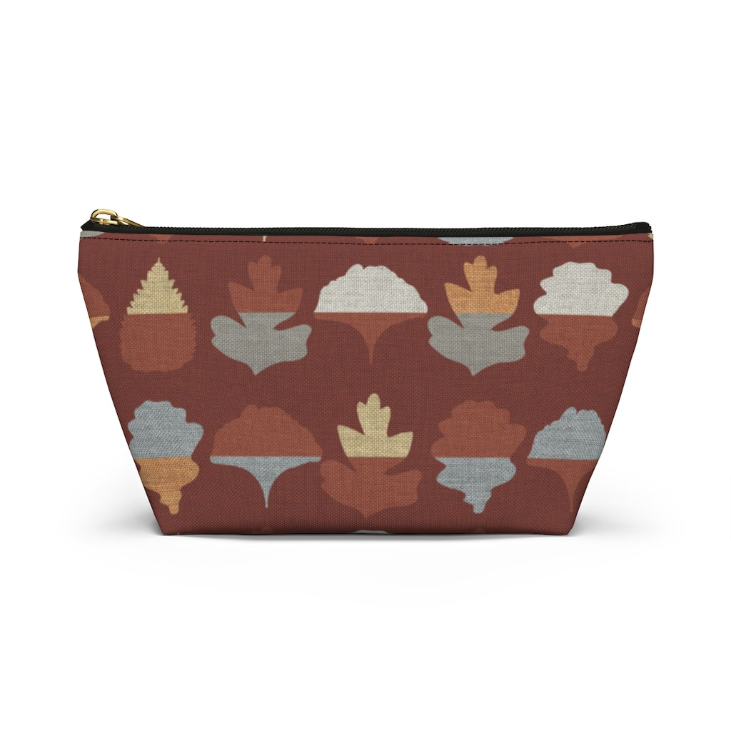 Frond Accessory Pouch w T-bottom in Red