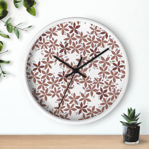 Snowbell Wall Clock in Purple