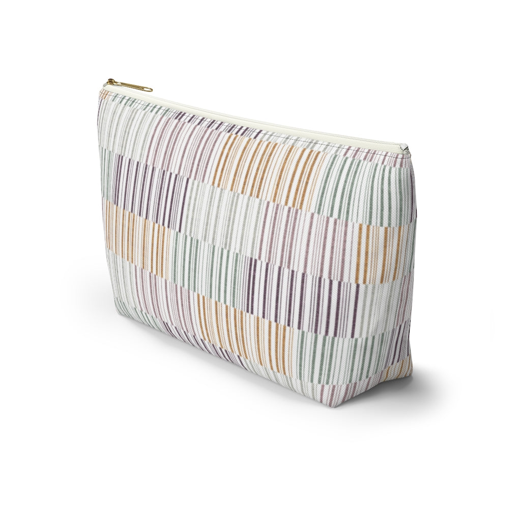 Traffic Code Accessory Pouch w T-bottom in Purple