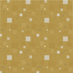 Block Party Microfiber Duvet Cover in Gold