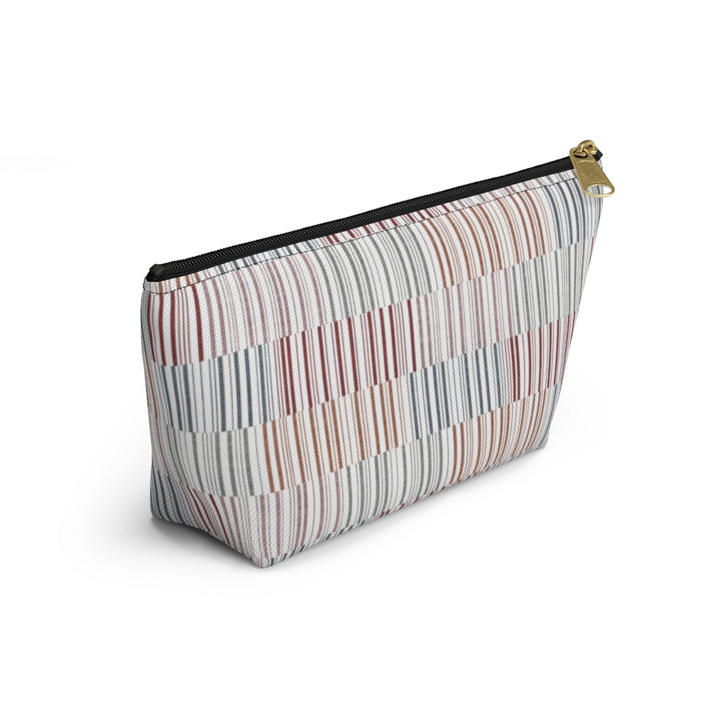 Traffic Code Accessory Pouch w T-bottom in Red