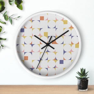 Cooper Mid Century Modern Wall Clock in Gold