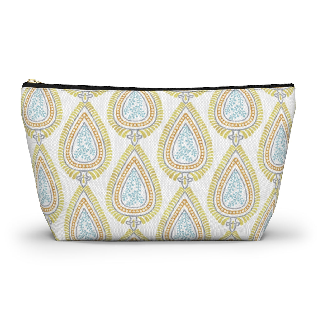 Teardrop Accessory Pouch w T-bottom in Gold