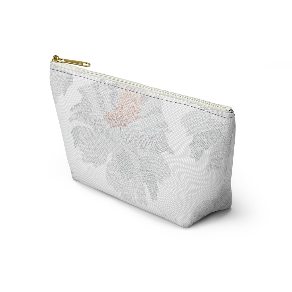 Ciphertext Code Accessory Pouch w T-bottom in Cool Gray