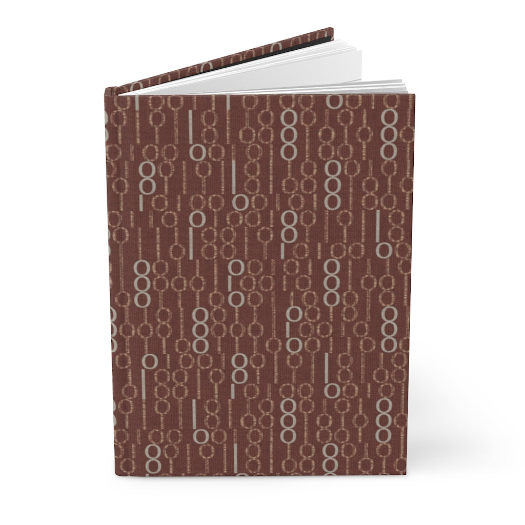 Railroad Code Hardcover Journal Matte in Red