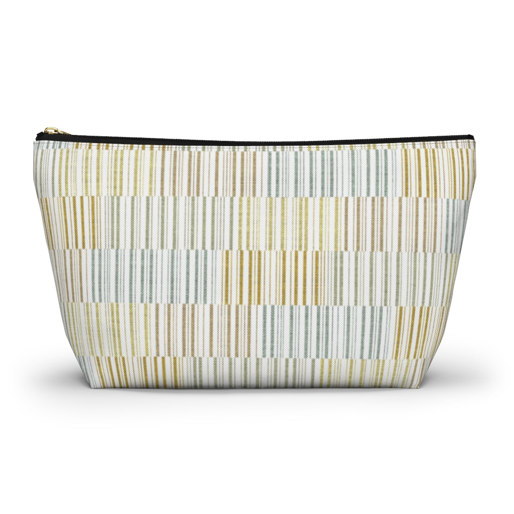 Traffic Code Accessory Pouch w T-bottom in Gold