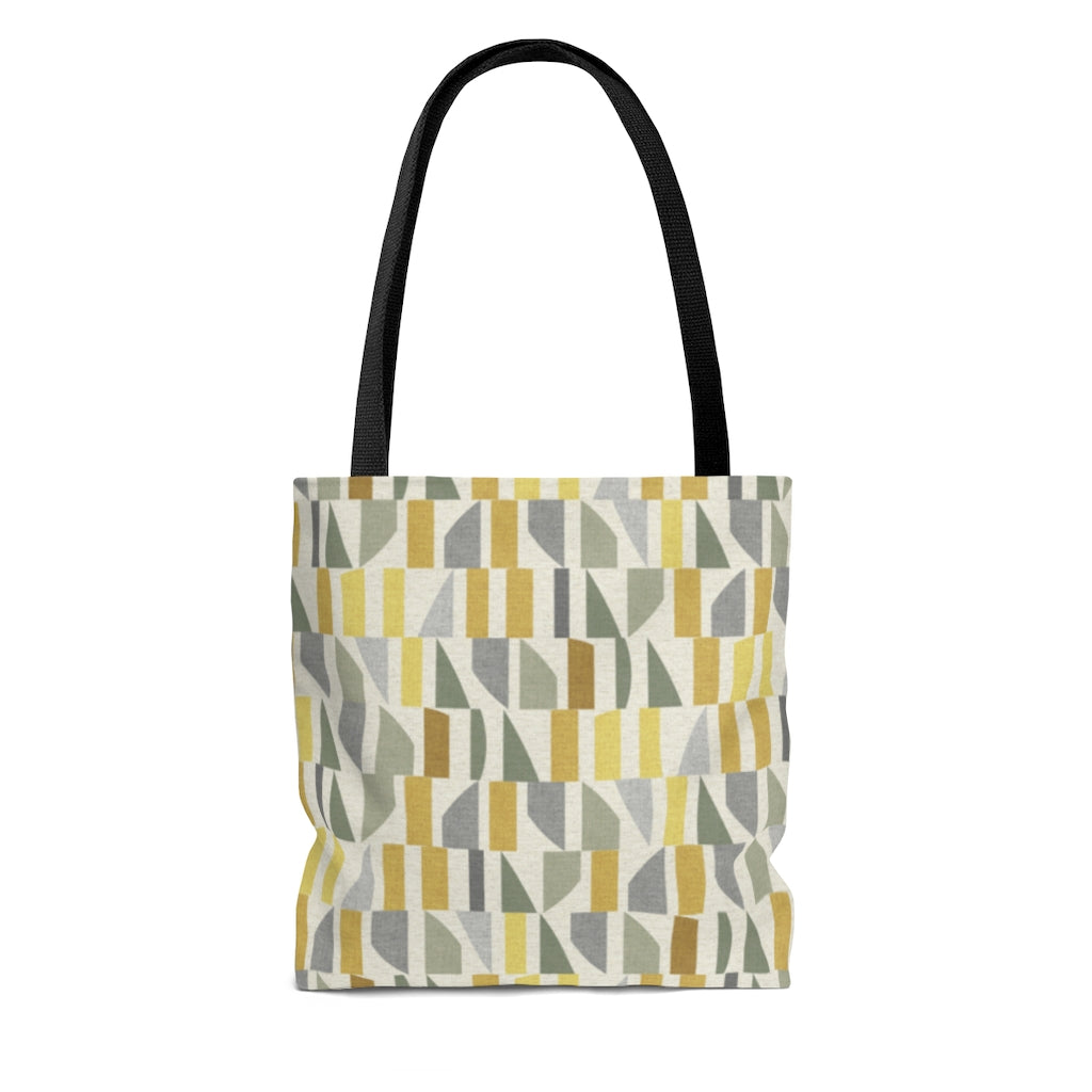 Frequency Code Tote Bag in Yellow