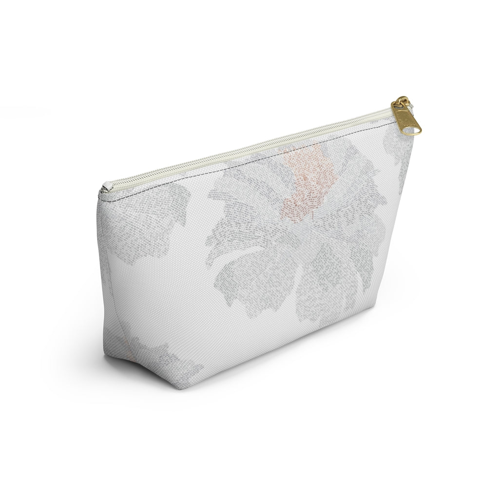Ciphertext Code Accessory Pouch w T-bottom in Cool Gray