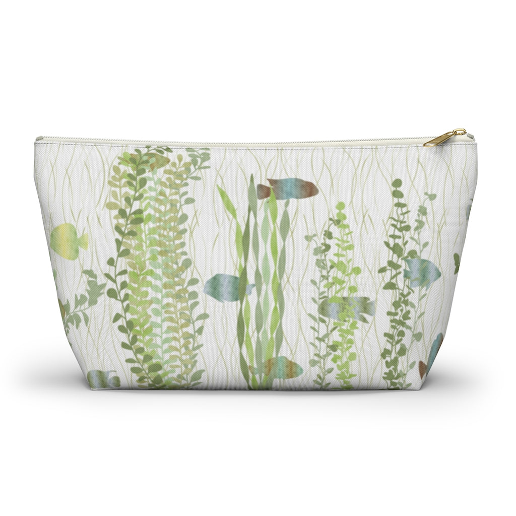 Aquarium Accessory Pouch w T-bottom in Green