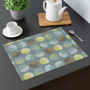 Ping Pong Placemat in Aqua