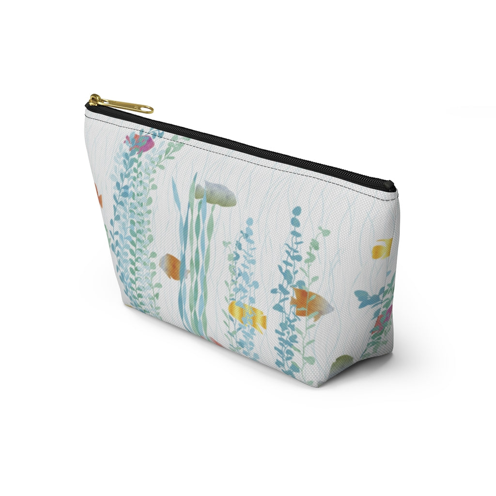 Aquarium Accessory Pouch w T-bottom in Aqua